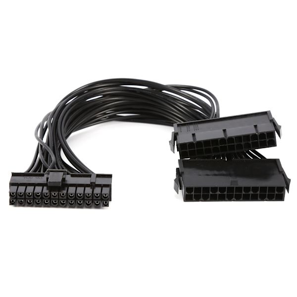 24Pin Mining Dual PSU Adapter ATX Strømkabel Stik til Mining 30cm 20+4pin