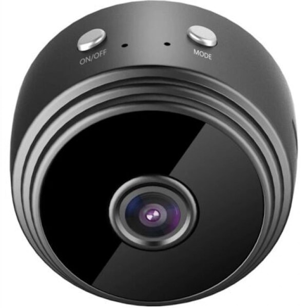 Minikamera för oöverträffad övervakning, Trådlös WiFi HD 1080P Hem säkerhetskamera med vidvinkelobjektiv för varje hörn