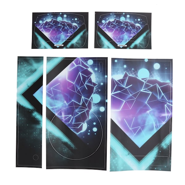 Geometrisk figur mønster klistremerke beskyttende hud klistremerke for Xbox Series S kontroller og konsoll