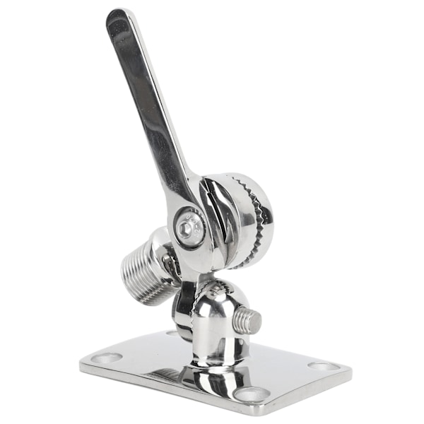 Marine Grade VHF Antenne Base Mount 93 X 64mm Rustfrit Stål Justerbar Mount Base Bracket Til Båd Yacht