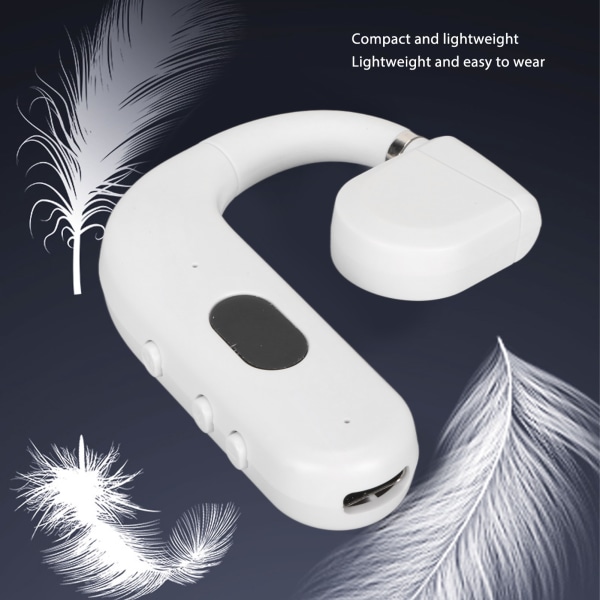 Bluetooth-headset BT 5.3 Støydemping HD-samtaler Lang batterilevetid Enkelt ørepropp for forretningsspill