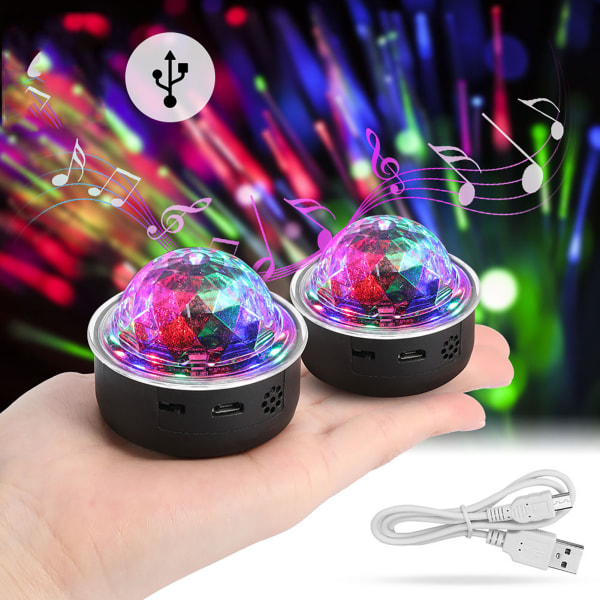 MINI RGB music charging light with magnet