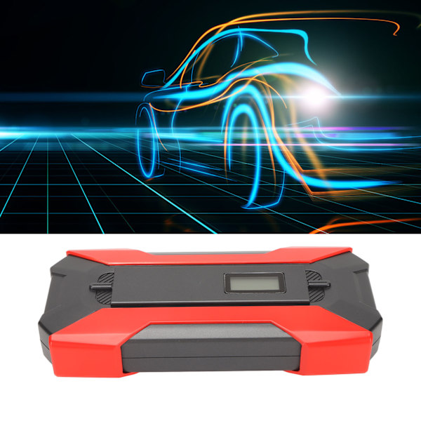 Auton käynnistin 1500A 12000mAh USB-pikalataus 3 LED-valotilaa Vedenpitävä auton käynnistin LCD-näytöllä