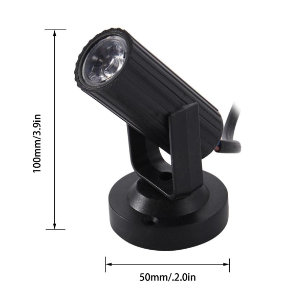 Mini Beam Light Projektor LED Spotlight Scen Effekt Ljus KTV B