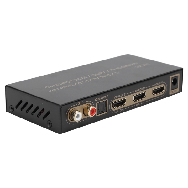 HDR High Definition Multimedia Interface1*2 Audio Splitter 100‑240V Separator Support Optical Fiber Analog Signal Output(EU )