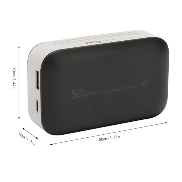 4GLTE trådløs netværksrouter bærbar WIFI-router ulåst 5G WiFi-hotspot 300 Mbps router til spilfest rejse