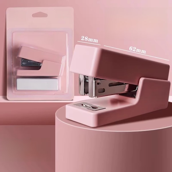 Hållbar Mini Häftapparat, Färgglad Design Ger Glädje Till Din Arbetsplats, Portabel 20 Arks Kapacitet, Jam-Resistent För Effektiv Häftning (1 st)