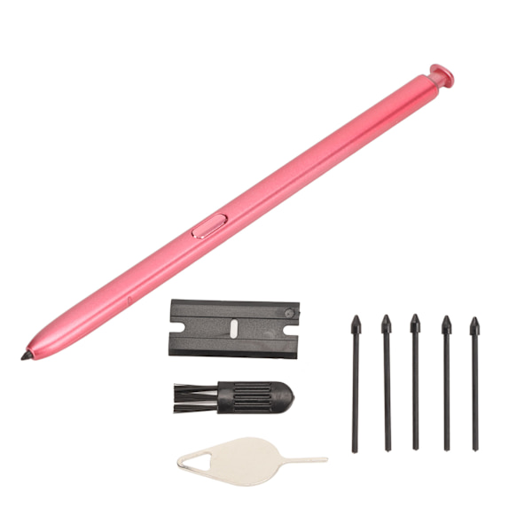 Styluspennor Universal High Sensitivity Touch Screen Pen med utbytestoppar för Galaxy Note 10 Note 10 Plus Rosa