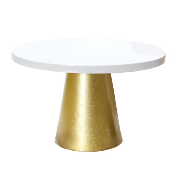 Tårtfat på fot för dessertpresentation, handgjort med omsorg, elegant vit design som kompletterar alla inredningar, perfekt för födelsedagsfester,