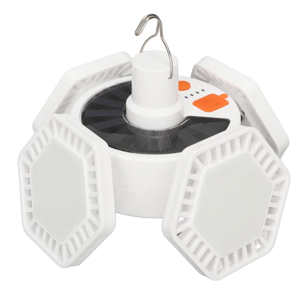 4-bladig LED solardriven campinglampa utomhus nöd tältlampa Mobi