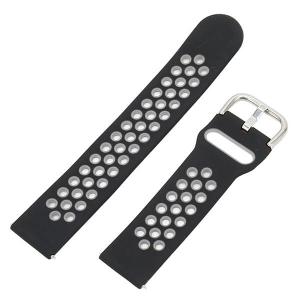 20mm blødt silikone urrem armbåndsurrem udskiftning med lufthuller til Amazfit GTS 3