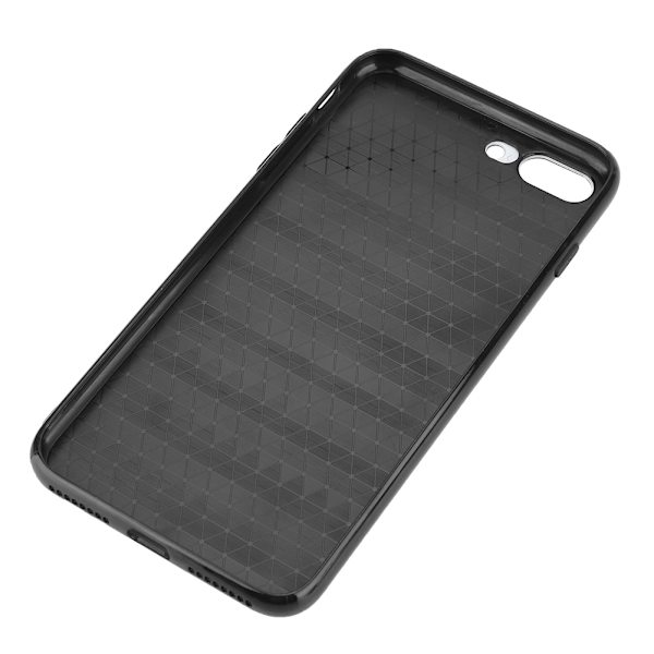 2 kpl musta lasinen valopylväs puhelimen suojakotelo iPhone 7 Plus -puhelimeen