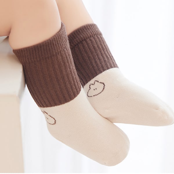 Baby Boys Girls Socks - 5 Par Toddler Tjocka Varmt Sömlösa Ch