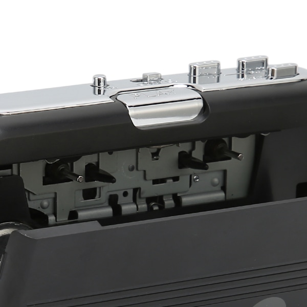 TON007B Bluetooth Kassetteafspiller med Hovedtelefon Auto Reverse Funktion Stereo KassetteafspillerSort