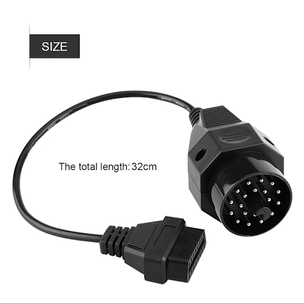 20-stifts till 16-stifts OBD2-adapterkontaktkabel för E36 E38 E39 E46 E53 X5 Z3