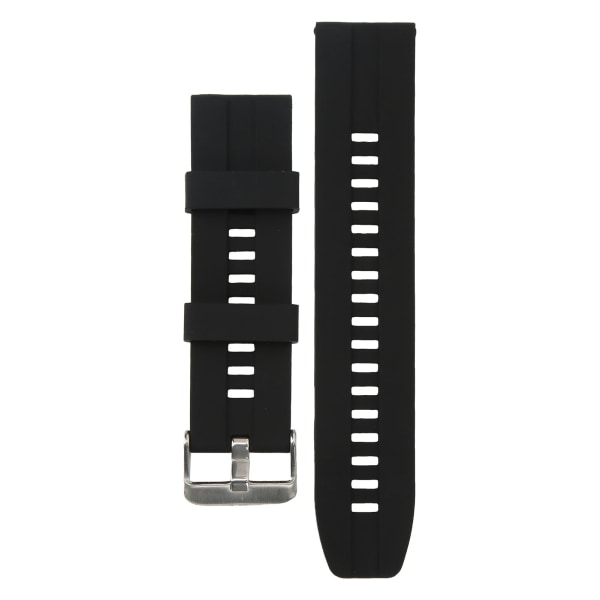 Smartwatch-reim i myk silikon - Smartwatch-armbåndsurstatning for Huawei GT2 GT2e - Svart