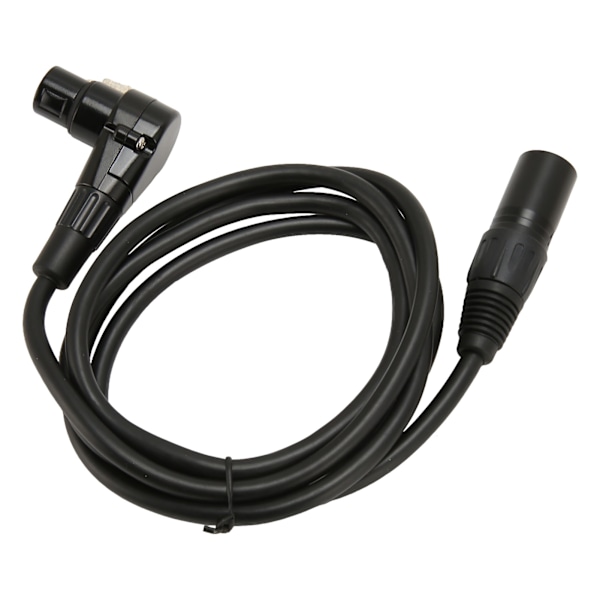 XLR Han til 90 Graders Hun Mikrofonkabel 3 Pin Forsølvet OFC Leder XLR Mikrofonbalanceret Kabel 4.9ft