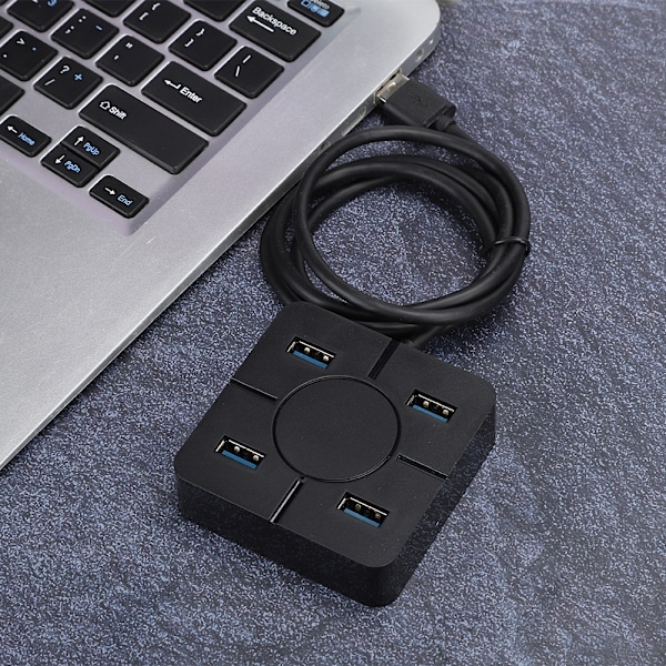 Hub USB3.0 Splitter 4-in-1 -telakka-asema 4-porttinen monikäyttöinen kannettava lisälaite laajennukseen