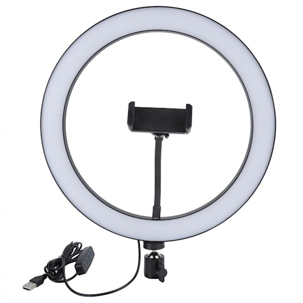 UN-300 LED-rengaslamppu, kolme väriä, portaaton himmennys, kaaren muotoinen täyttövalo, 30 cm, 26 W
