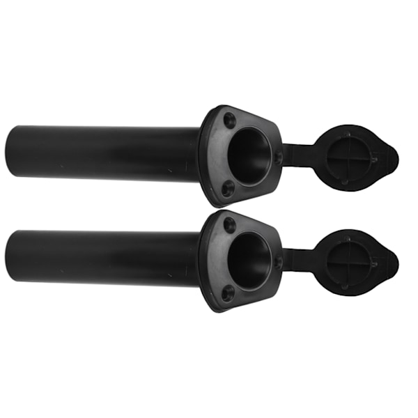 2 stk. Flush Mount Fiskebåt Stangbrakett Med Lokkdeksel 44mm Universal Passform for Kajakk Kano Holdere