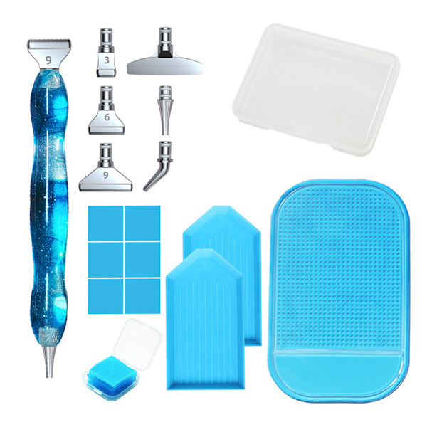 Diamantmaling Penner Kits, Rustfrie Stål Bor Penner Tips