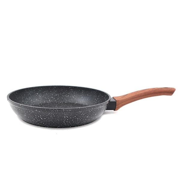 Giftfri Keramisk Beläggning Stekpanna, Schweizisk Non-Stick Beläggning för Enkel Matlossning & Enkel Rengöring, Värmebeständigt Bakelithandtag, PFOA-fri