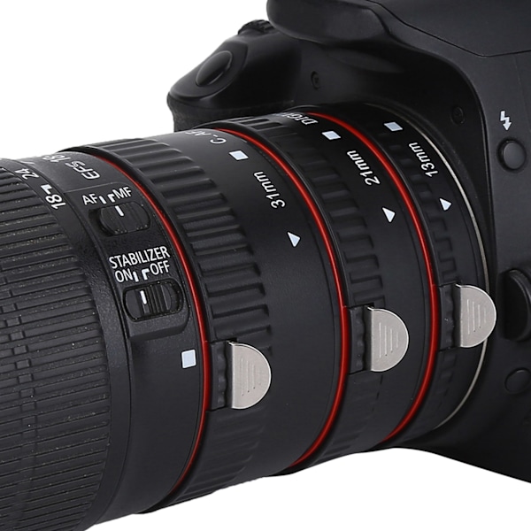 Autofokuserande makroförlängningslinsadapterrörringset för Canon EOS EF-fattning
