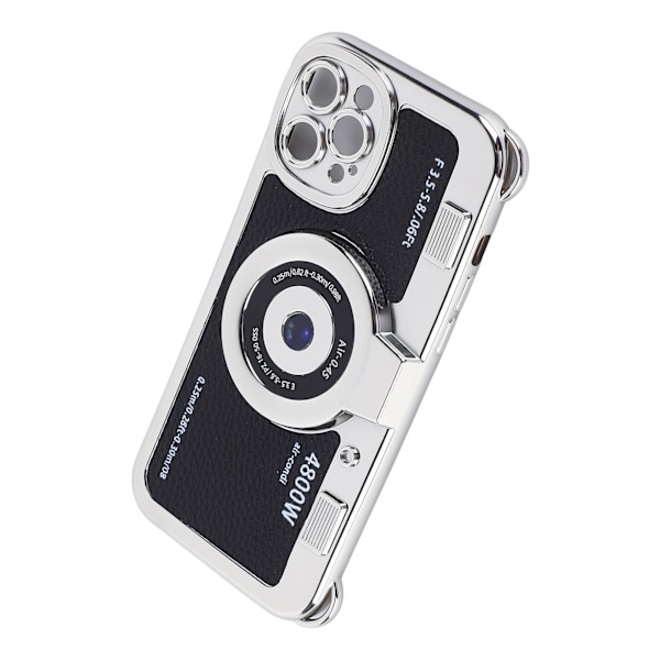 Luovuuden Plating-matkapuhelinkotelo Kannettava Retro-kamerapuhelinkotelo Kantohihnalla Iphonelle Iphonelle 12 Promax