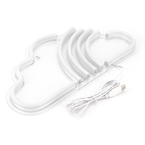 Neonljus USB-driven festivalväggdekor konst neon skylt ljus f