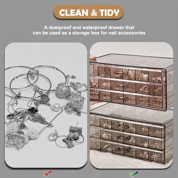 1 stor kapacitet multi-lag transparent PET-boks