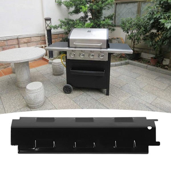 4 stk Grillvarmeskjold i emalje og jern, varmeplatebeskyttelse, passer til Charbroil grillreservedeler