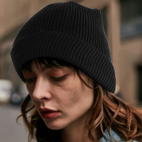 Strikhue Hat 100% Merinould Unisex Varme Vinterhuer Bløde,