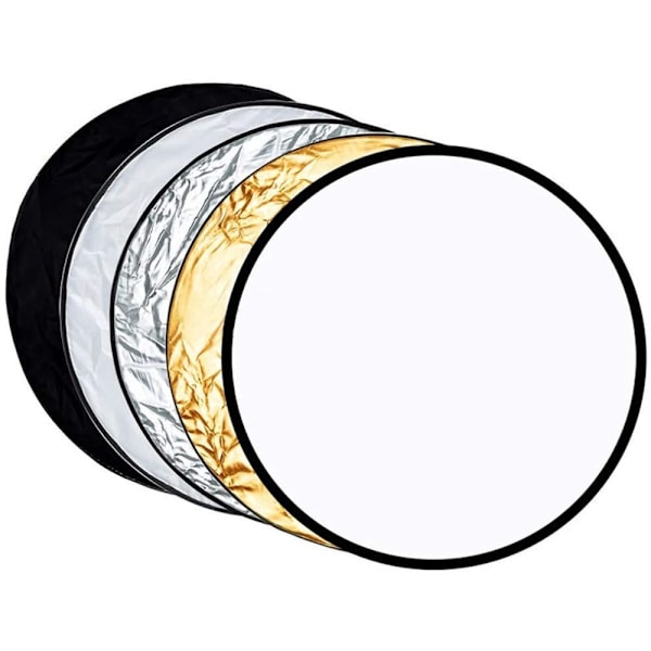 Fotografi Ljusreflektor, Viktig För Att Förbättra Fotokvaliteten Med Portabel Vikbar Multi-Disc Design Och Bred Användning För Både Inomhus