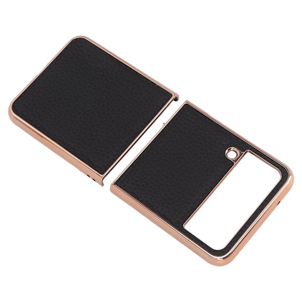 Telefon Etui Luksus Nano Plating Stødsikker Ridsefast Beskyttende Telefon Cover til Samsung til Galaxy Z Flip4 Sort