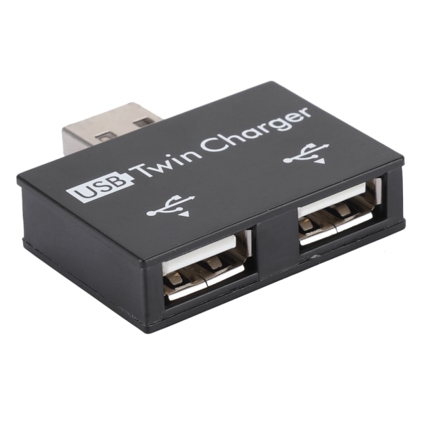 Mini høykvalitets laderforlenger USB-hubforlenger for bærbar PC/stasjonær svart