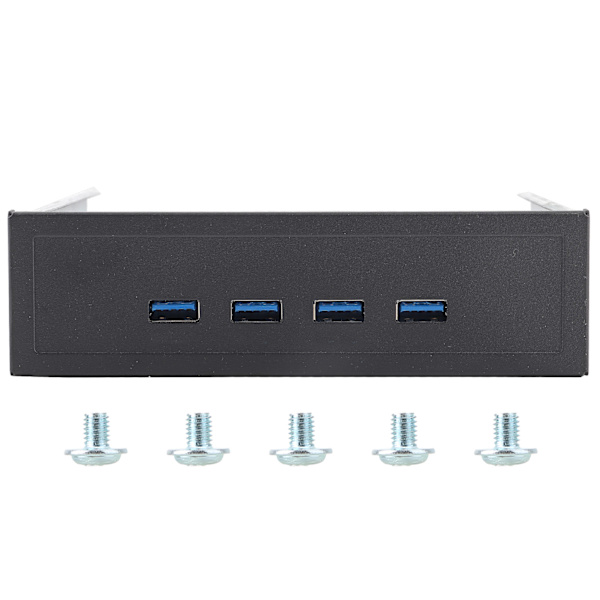 Höghastighets 20-stifts 4-portars USB 3.0-hub optisk drivenhet frontpanel
