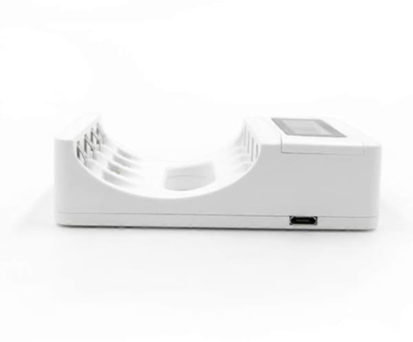 Batterilader 4-spors batterilader LCD-batterilader kompatibel med AA/AAA oppladbare batterier