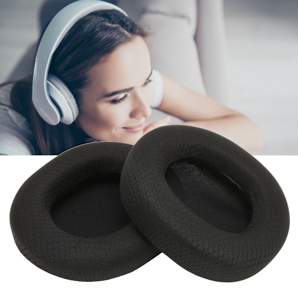 Kuulokkeiden korvatyynyt Melunvaimennus Hengittävä Verkko Sieni Vaihto Korvatyynyt Steelseries Arctis 1 3 5 7 9pro Musta ja Musta Verkko