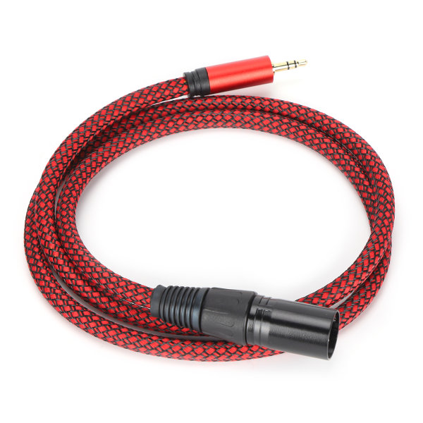 JORINDO XLR han til 3,5 mm (1/8 tommer) kabel TRS stik mikrofonforbindelsesledning signalforbindelseskabel