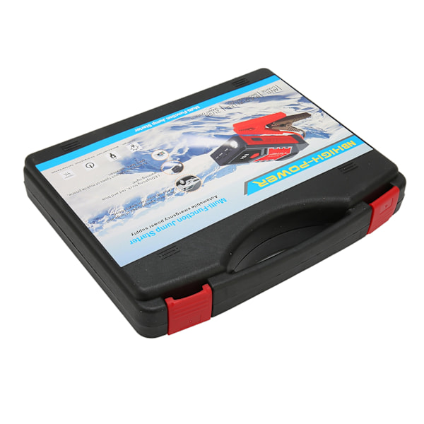 Bilstart 3000A 59800mah USB Snabbladdning Bil Hoppstartare med LCD-display Kompass LED-ljus Typ C-port