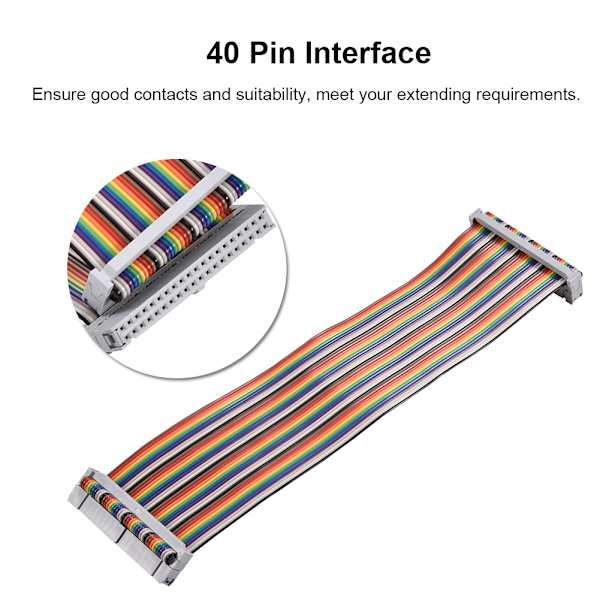 40-stifts kvinnlig till kvinnlig GPIO-adapterkabel för Banana Pi/ Raspberry Pi 2/ 3