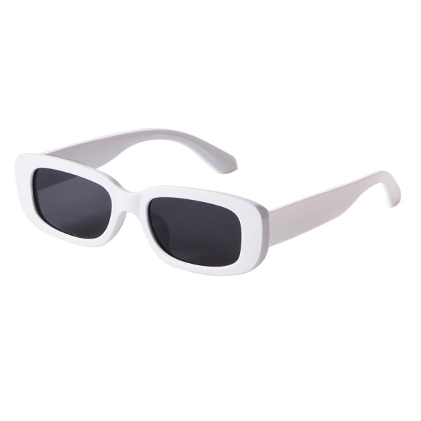Rektangulära solglasögon för kvinnor Retro körglasögon 90-tals vintage smal fyrkantig ram$Solglasögon för kvinnor män Polariserat UV-skydd Sol