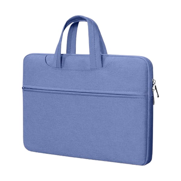 Laptopväska med flera fack, Cool Sigma Blue Oxford-tygfodral med ergonomiskt handtag, Stöttåligt skyddsfodral för 17-17,3 tums enheter, Repskydd