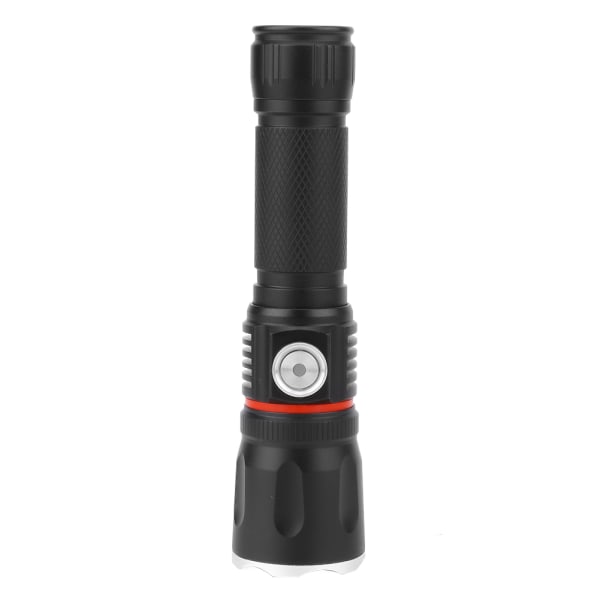 Bärbar utomhus LED-ficklampa teleskopisk zoom ficklampa för camping