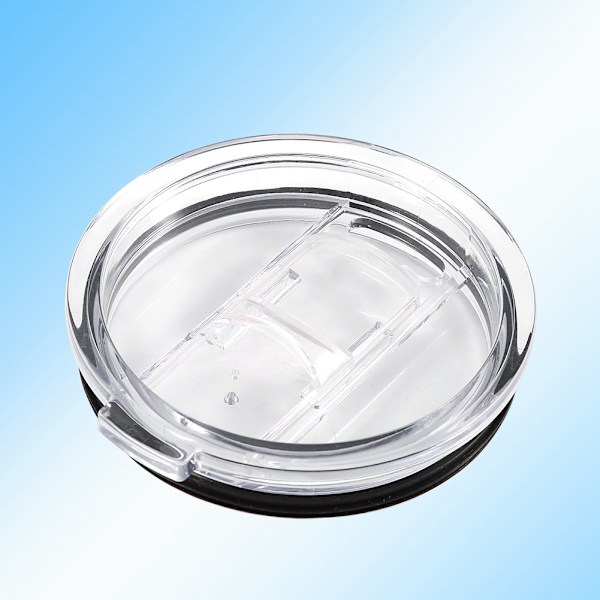 30 Oz stänksäker spill-resistent lock med glidlås för muggkopp transparent