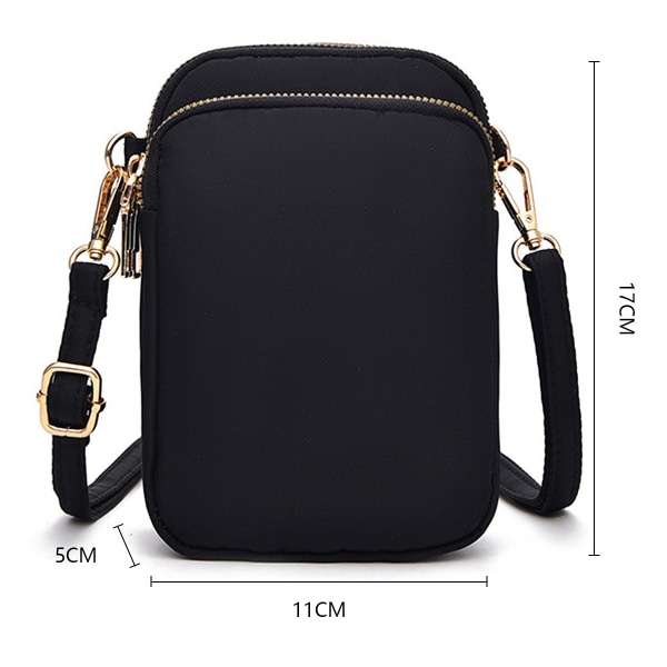 Pienet crossbody-laukut naisille, minikokoinen crossbody-matkapuhelinlaukku lompakko naisille ja miehille, olkalaukku