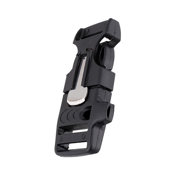 Högkvalitativt överlevnadskit för nödsituationer, utomhuscampingutrustning med eldstarter och kompassvisselpipa, perfekt för paracordarmband (6,1 cm x 5 cm)