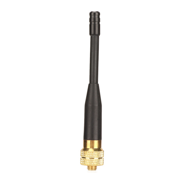 Radioantenne SMA-hunn gullbelagt kort walkietalkie-antenne for BF 666S BF 888S UV 5R TK 240 TK 250 TK 255 PX 777
