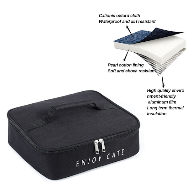 Sack Food Handbags Case Høy Kapasitet for Reise Arbeid Skole Piknik