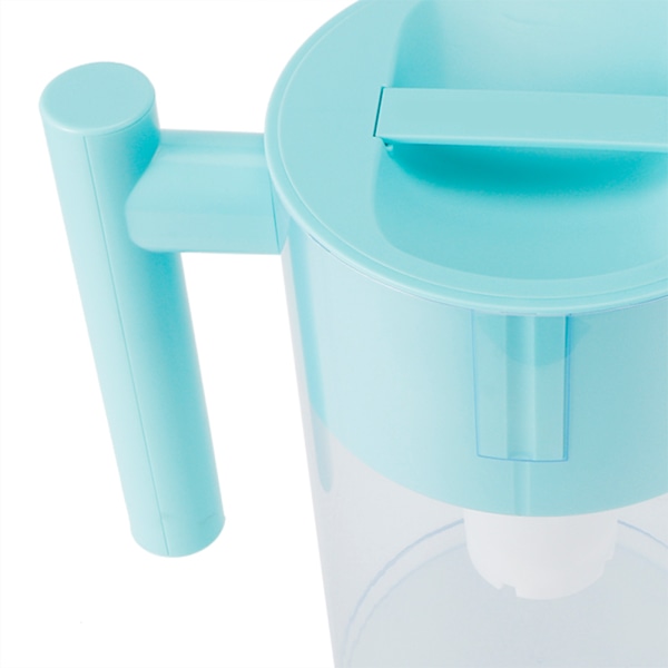 Miljövänlig Alkalisk Vattenfilterkanna, BPA-fri, Tar Bort Tungmetaller, SmartLight-indikator, 3L Unik Cirkulär Design